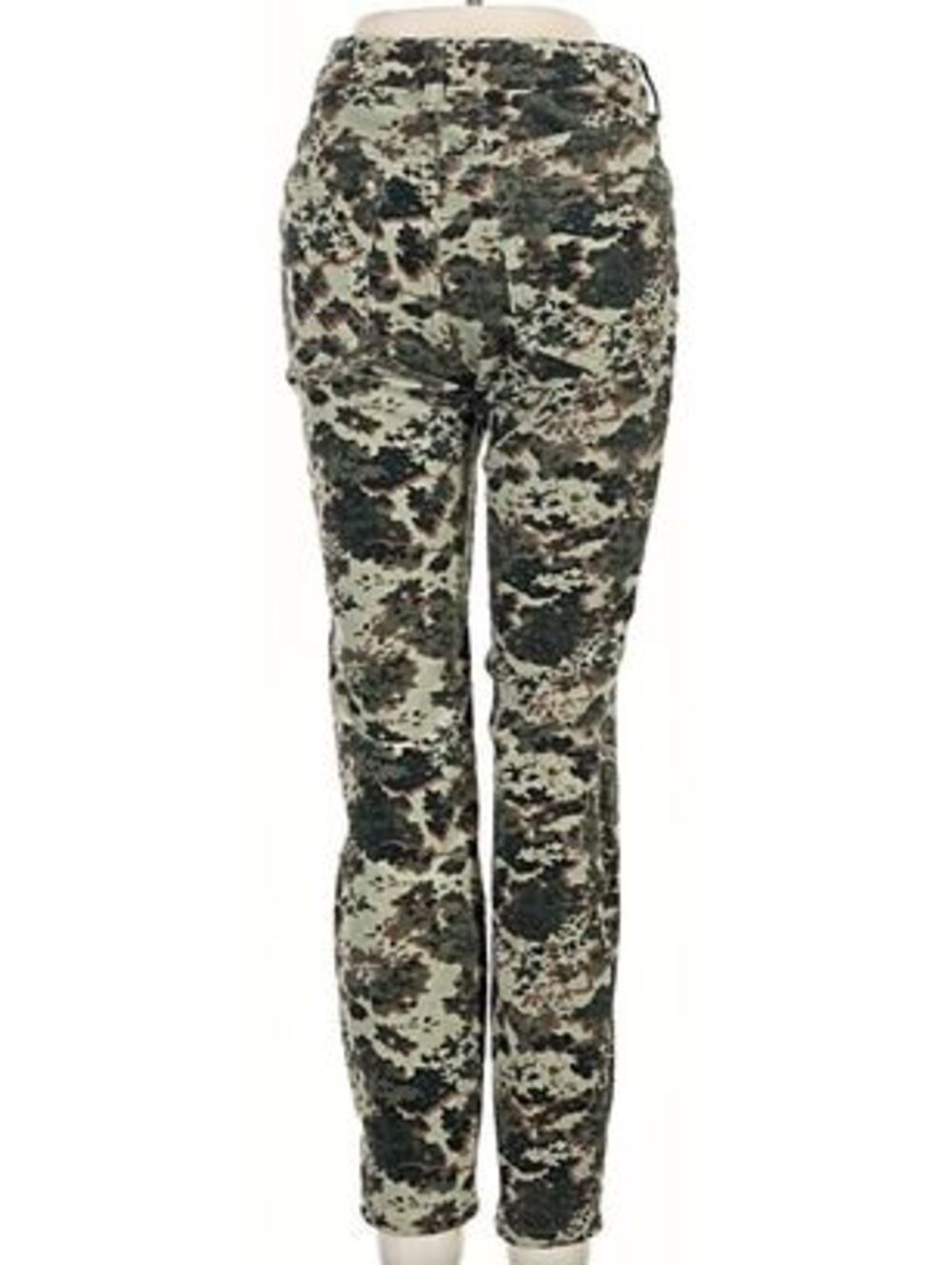 Anthropologie Pilcro Floral Camo High Rise Skinny Corduroy Pants Size 27 - Picture 3 of 7